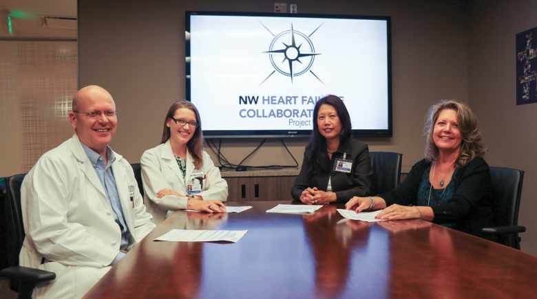 Left To Right Kevin O’ Brien Md Faha Jennifer Beckman Msn Arnp Chfn Alice Chang Msw Darla Fagan Msn Rn Optimized