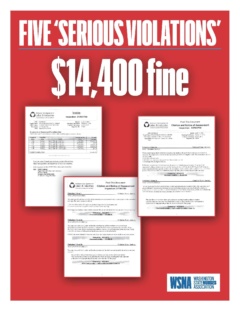 Flyer serious violations
