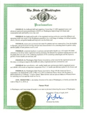 Nurses Week proclamation