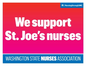 SJMC We Support St Joes Nurses