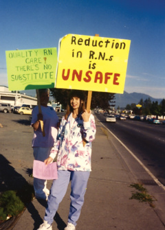 90s informational picket