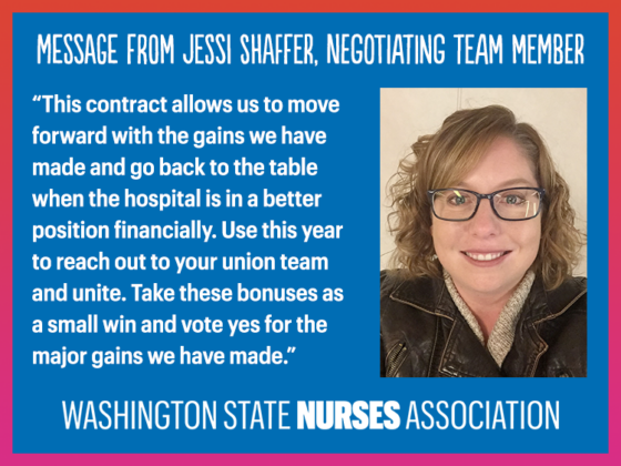 WD message from Jessi Shaffer