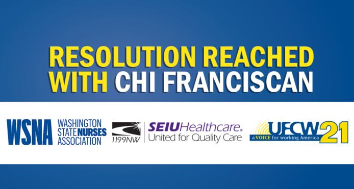 Unions reach resolution with CHI Franciscan