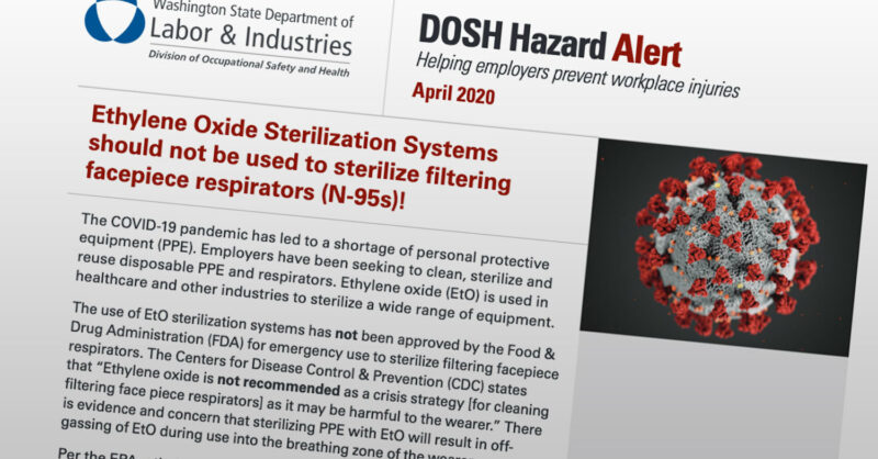 希少　Human Sterilization To-Day Major win to prohibit use of carcinogen for PPE sterilization - WSNA