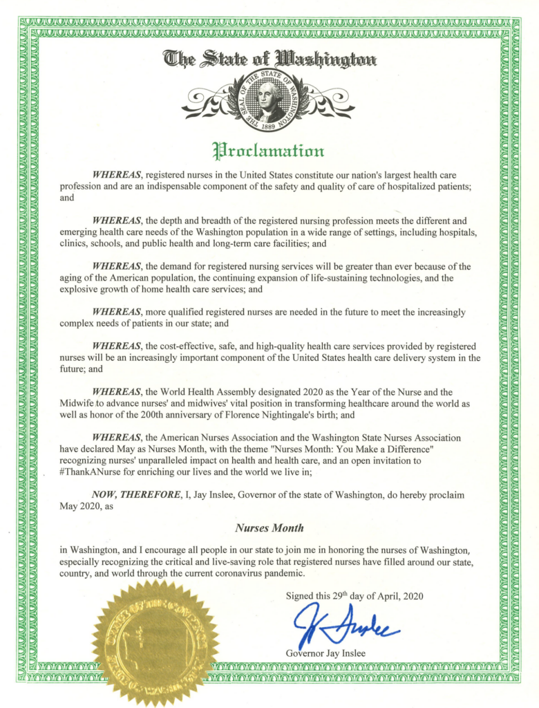 200502 inslee nurses month news