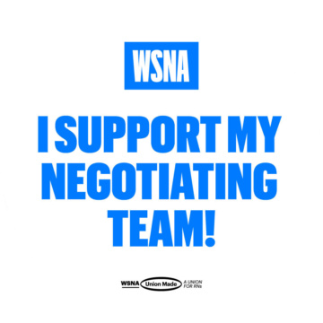 Sticker design i support my negotiating team