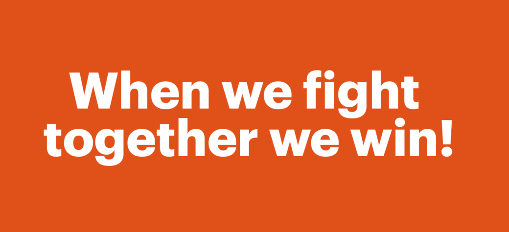 Banner Fight Together