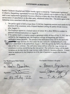 Extension agreement