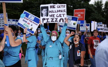 Seattle times picket photo