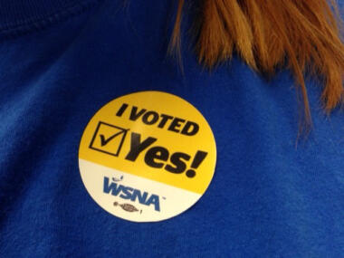 Uwmc I Voted Yes Sticker