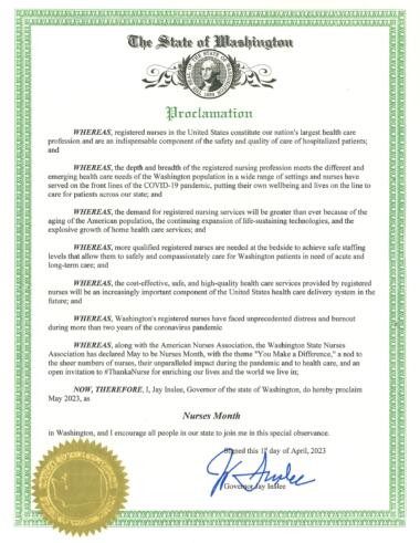 230501 nurses month proclamation