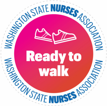 Sticker ready to walk