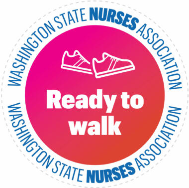 Sticker ready to walk