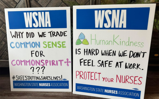 Vm picket signs