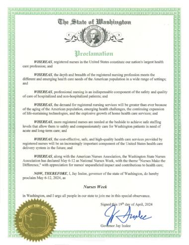 Nurses week proc