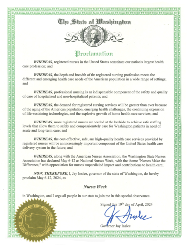 Nurses week proc