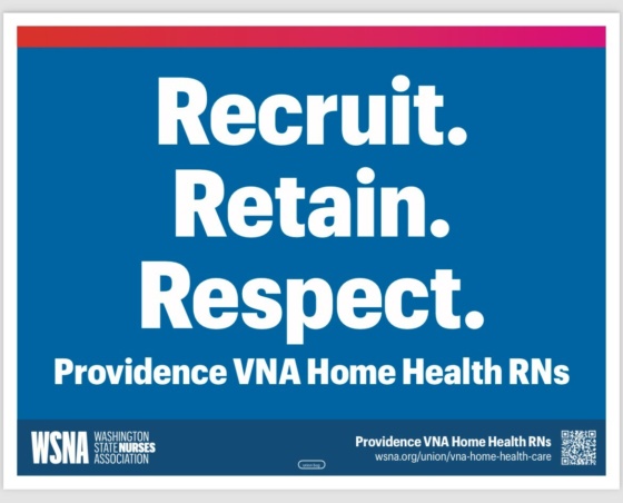 Car Sign Recruit Retain Respect VNA R Ns