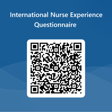 QR Code for International Nurse Experience Questionnaire