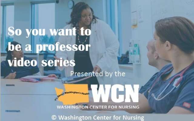 So you want to be a professor image