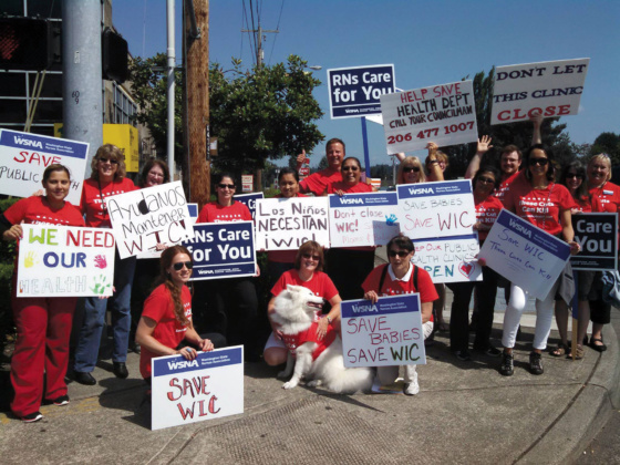 44 clinic protest