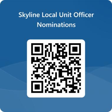 QR Code for Skyline Local Unit Officer Nominations 1