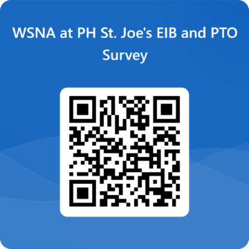 QR Code for WSNA at PH St Joes EIB and PTO Survey