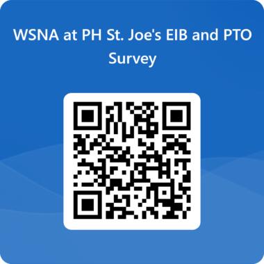 QR Code for WSNA at PH St Joes EIB and PTO Survey