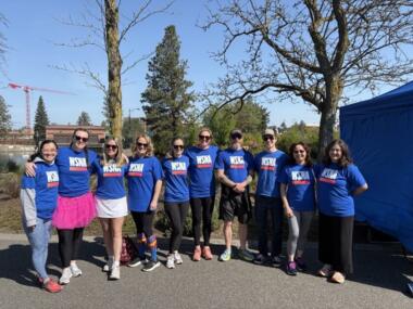 Holy family nurses walk