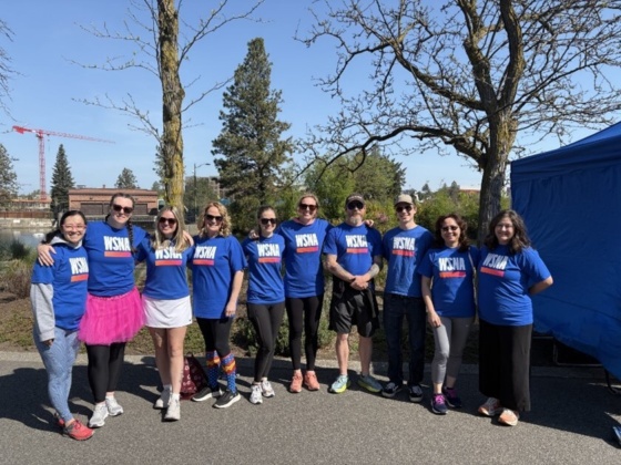 Holy family nurses walk