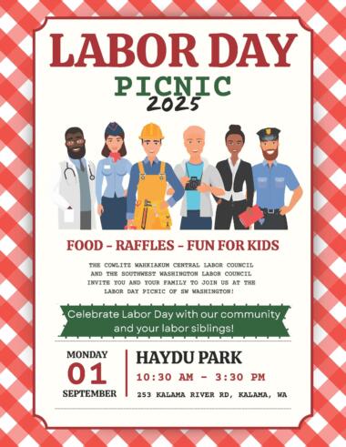 Labor Day Picnic Flyer 2025 Page 1