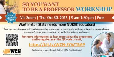 Professor zoom webinar flyer