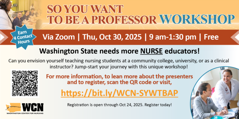 Professor zoom webinar flyer