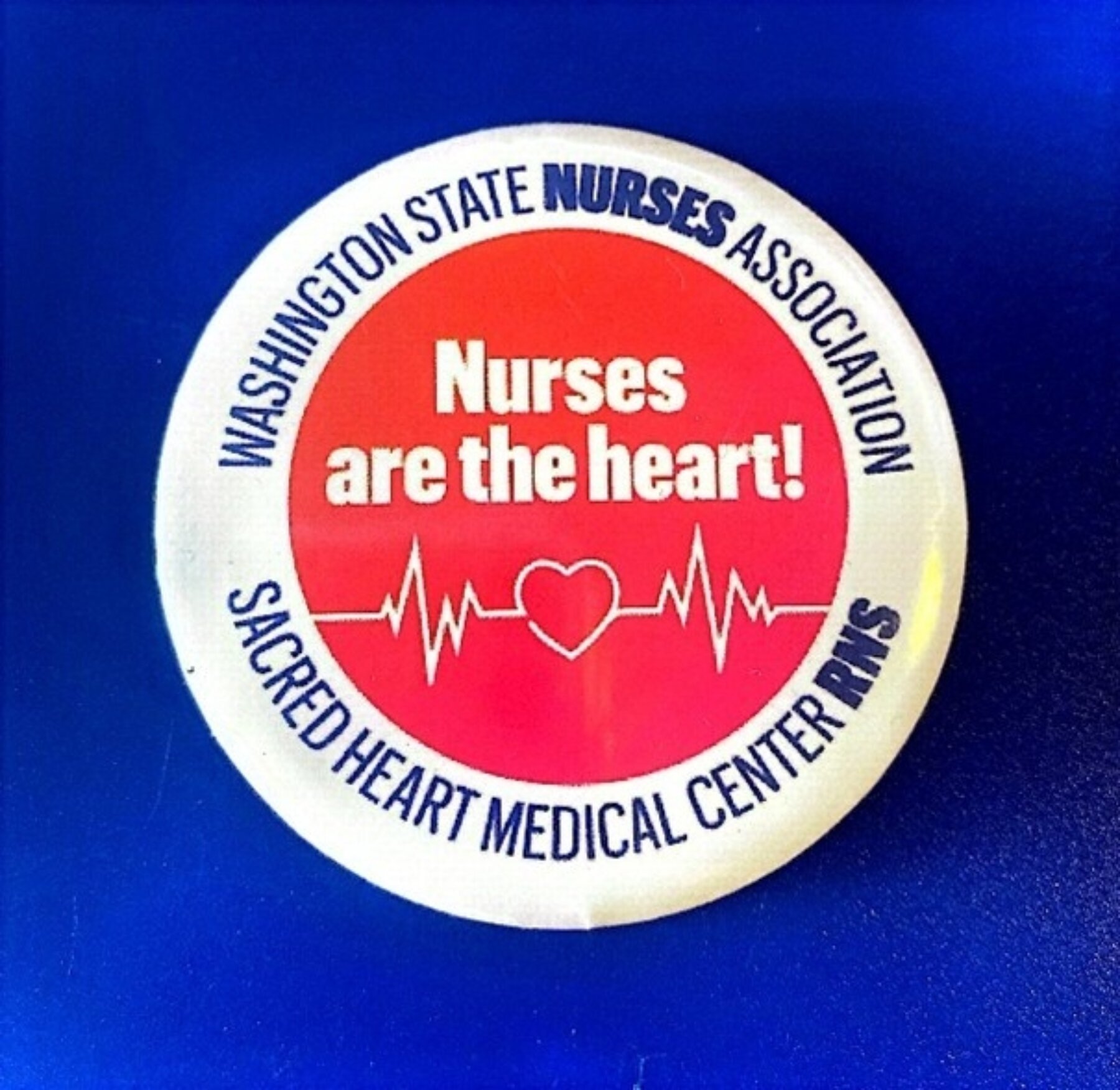 Nurses heart button