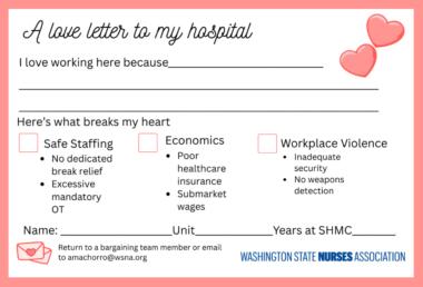 Letter to hospital border