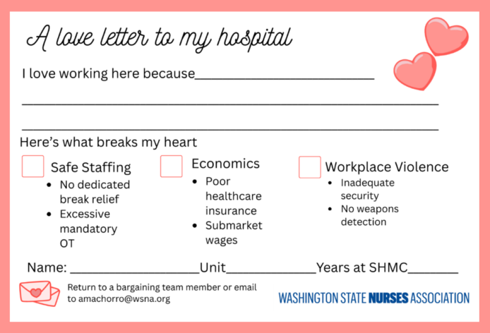 Letter to hospital border