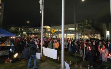 SJMC Vigil Crowd
