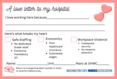 Letter to hospital border