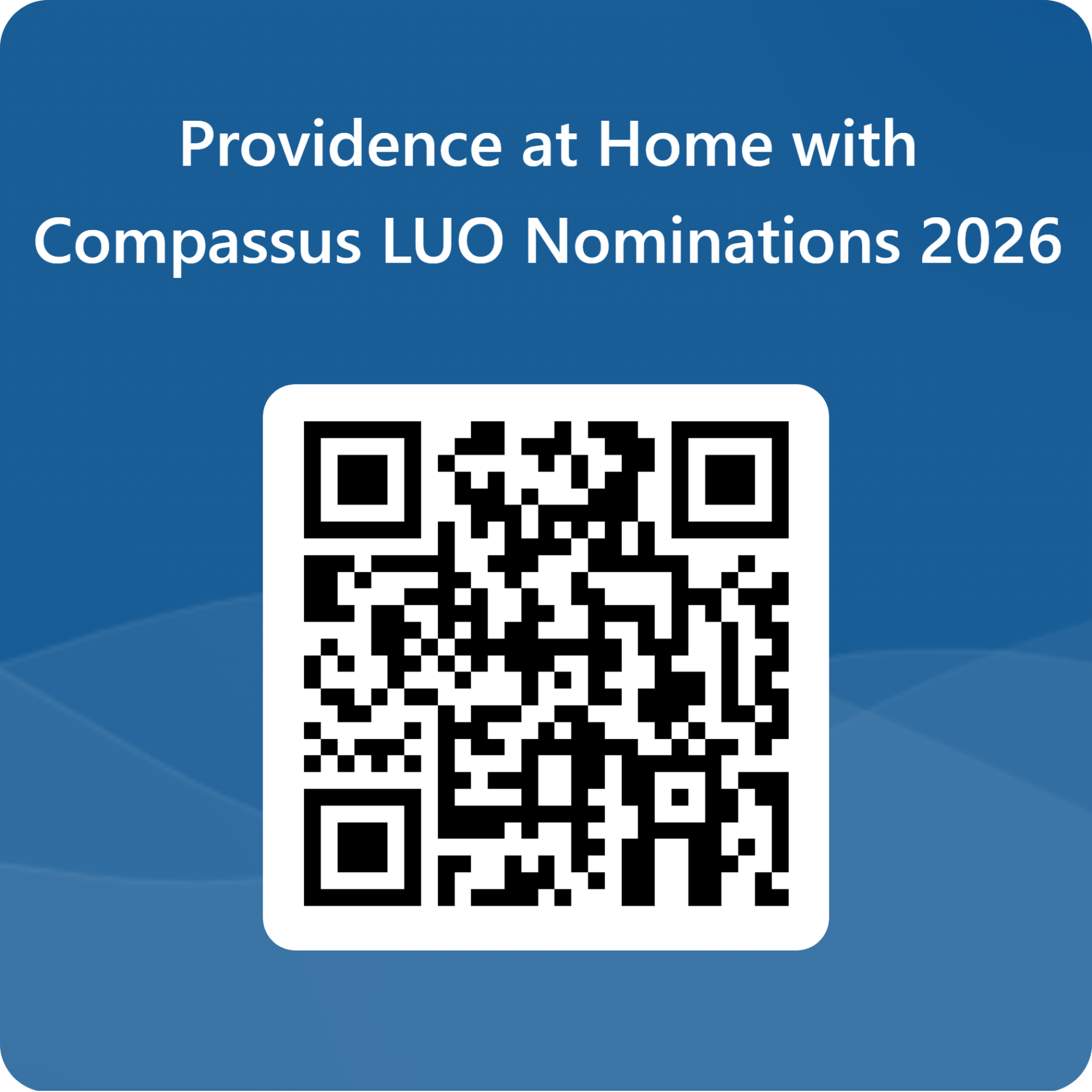 QR Code for Providence at Home with Compassus LUO Nominations 2026
