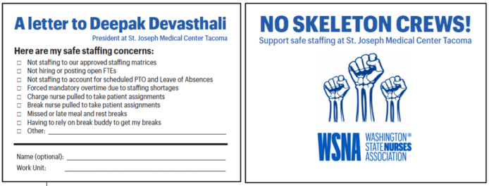 No Skeleton Crews Postcard side by side 2026