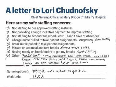 MB staffing concern card