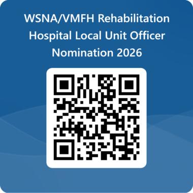 QR Code for WSNA VMFH Rehabilitation Hospital Local Unit Officer Nomination 2026