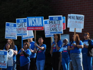 GSH picket line