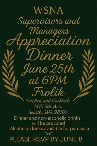 Appreciation dinner