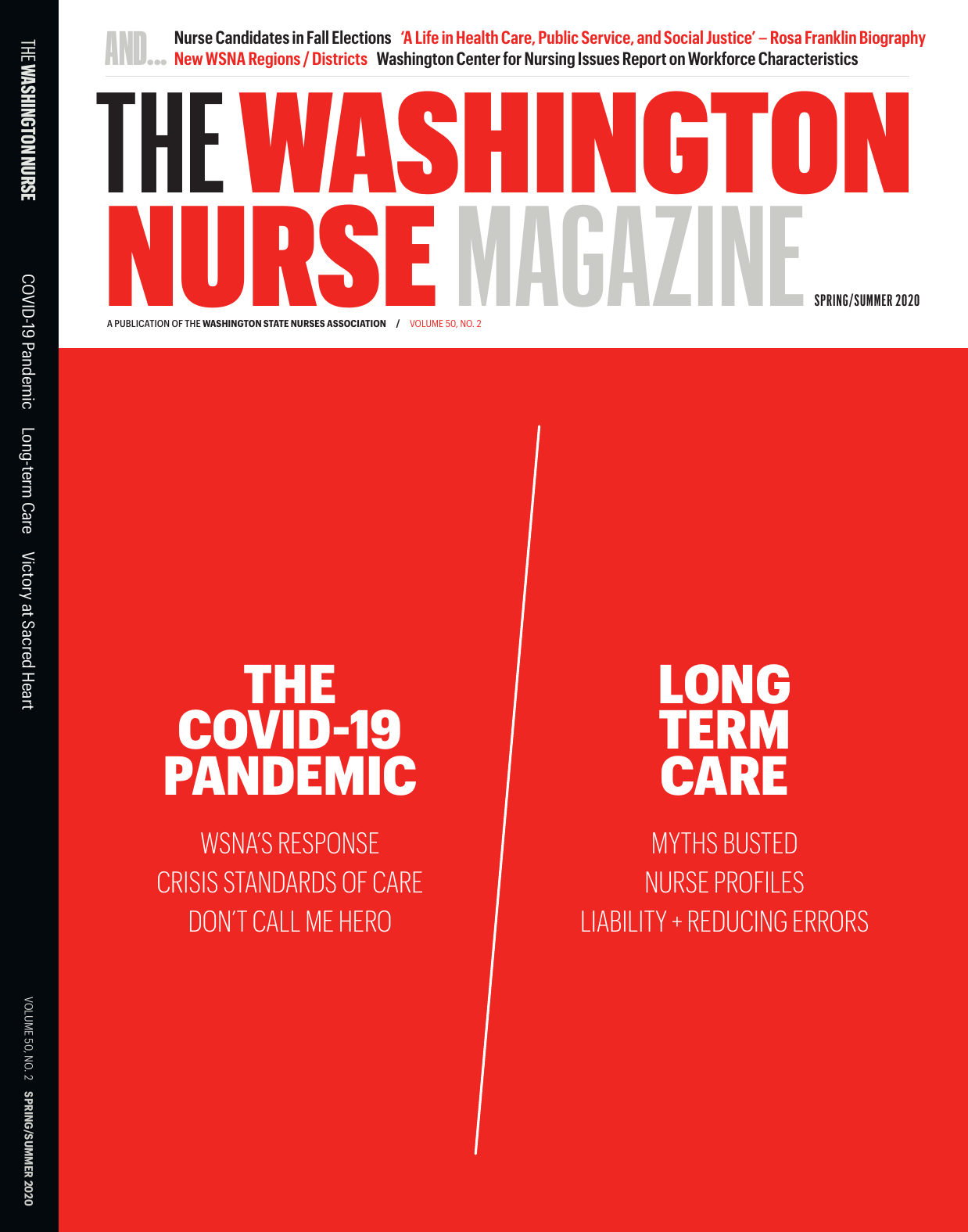 Cover of The Washington Nurse, Spring/Summer 2020