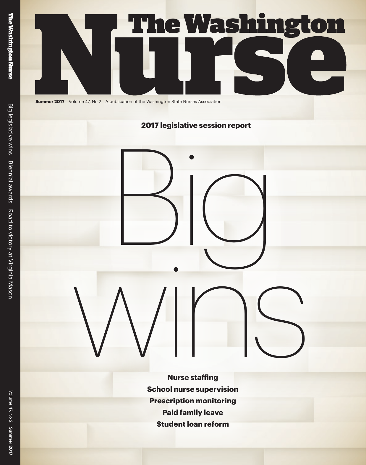 Cover of The Washington Nurse, Summer 2017