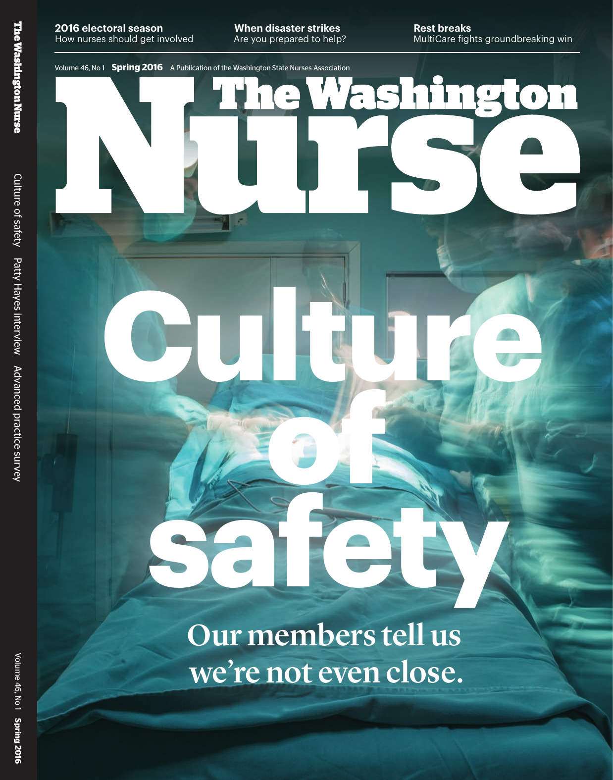 Cover of The Washington Nurse, Spring 2016