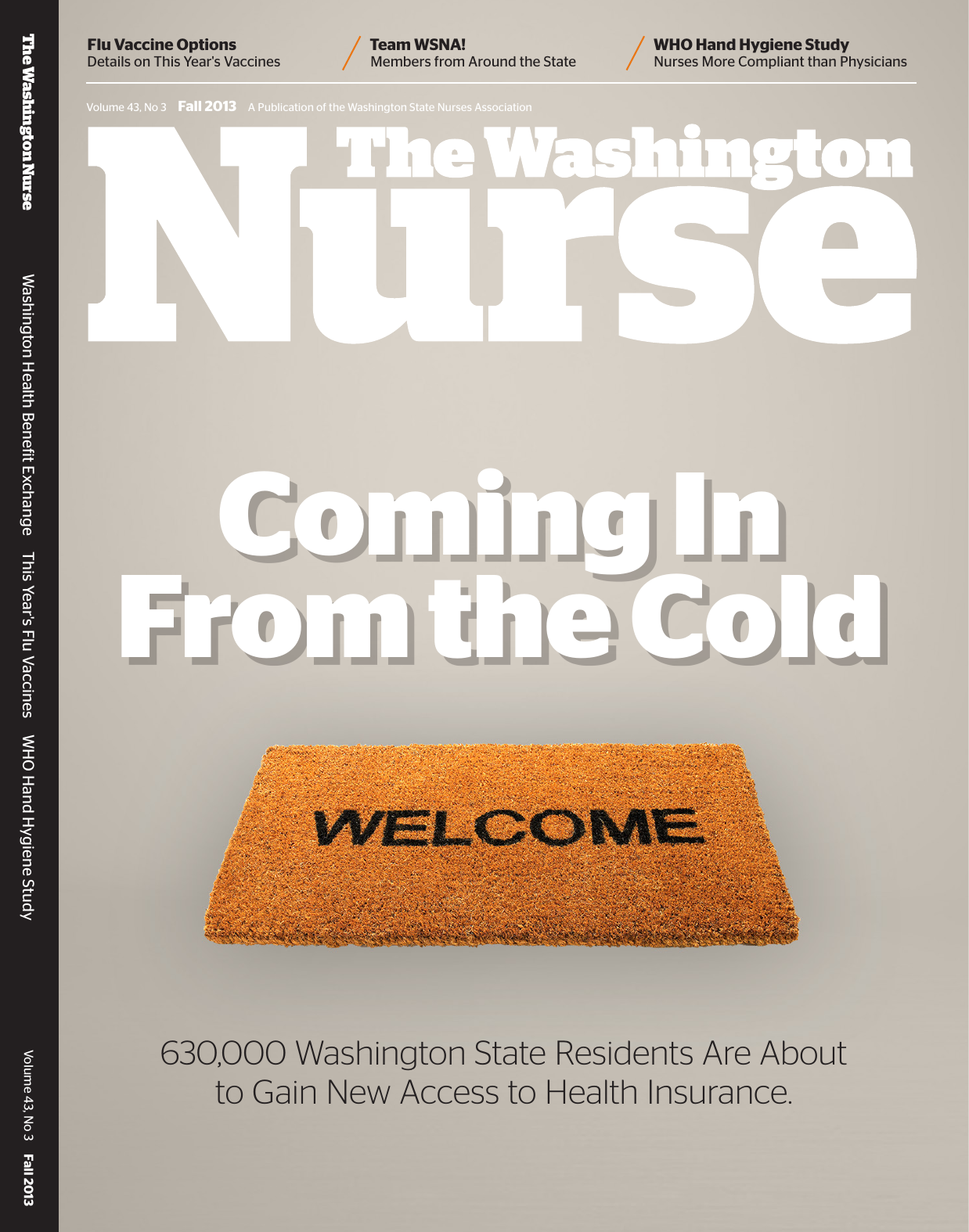 Cover of The Washington Nurse, Fall 2013