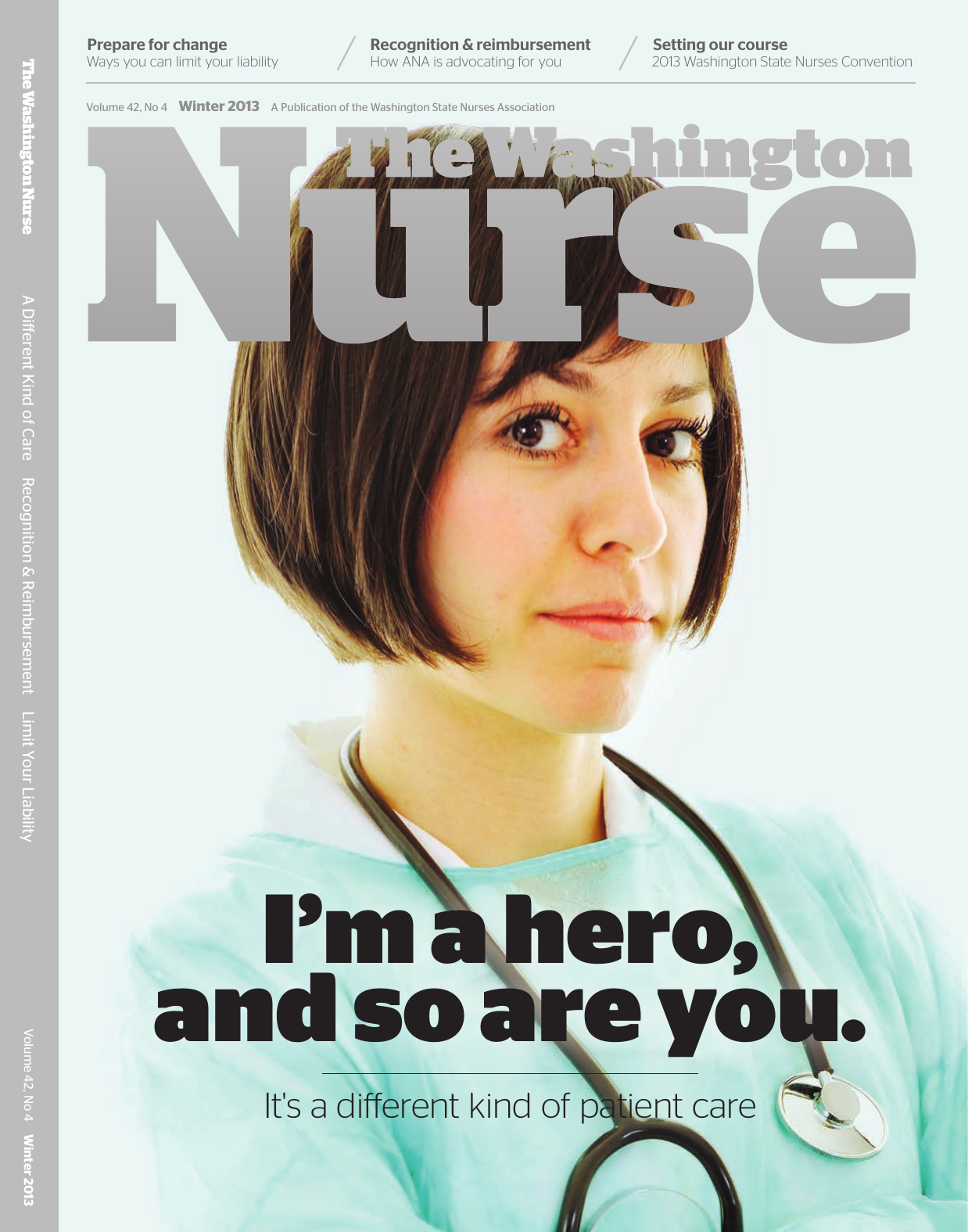 Cover of The Washington Nurse, Winter 2013