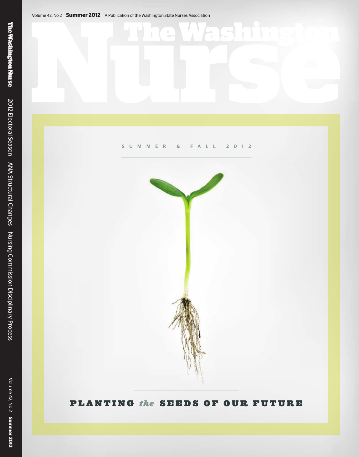 Cover of The Washington Nurse, Summer 2012