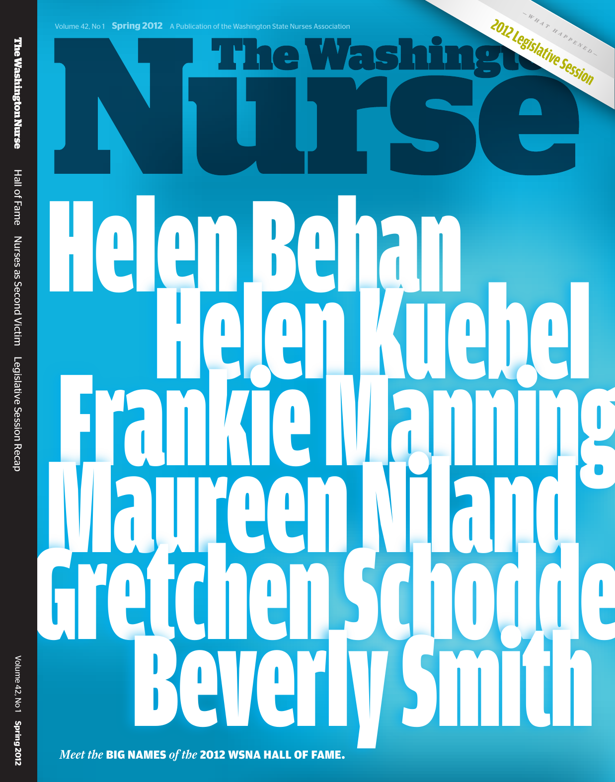 Cover of The Washington Nurse, Spring 2012